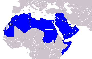 Карта арабских стран
